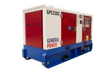 Дизельный генератор General Power GP33DZ в кожухе