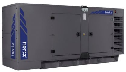 Дизельный генератор Hertz HG 390 PC в кожухе с АВР