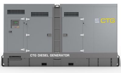 Дизельный генератор CTG 33C в кожухе с АВР