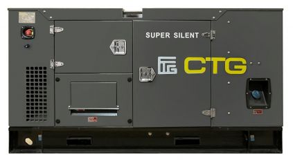 Дизельный генератор CTG 200YU в кожухе с АВР